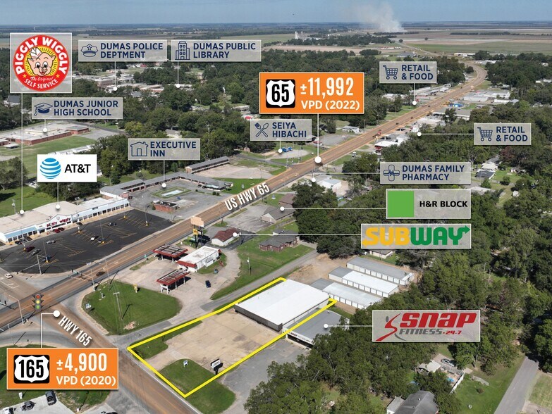 More Photos Of 801 Hwy 165, Dumas General Retail For Sale