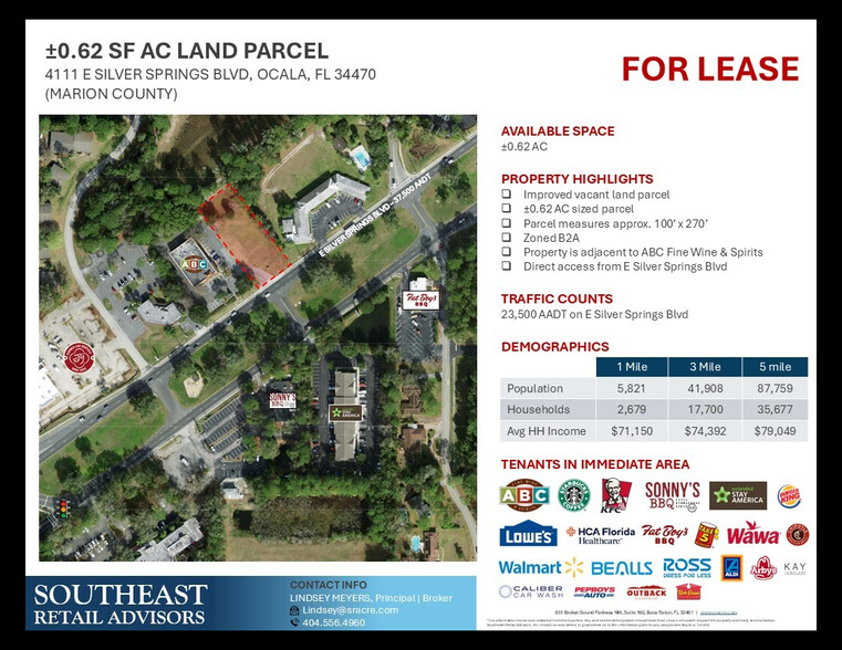 Primary Photo Of Silver Springs Boulevard, Ocala Land For Lease