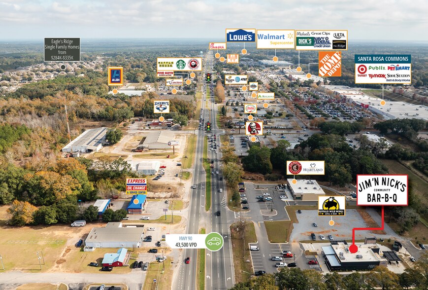 More Photos Of 4625 US 90, Pace Restaurant For Sale