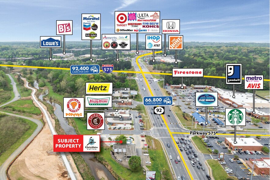 More Photos Of 9500 Hwy 92, Woodstock Fast Food For Sale