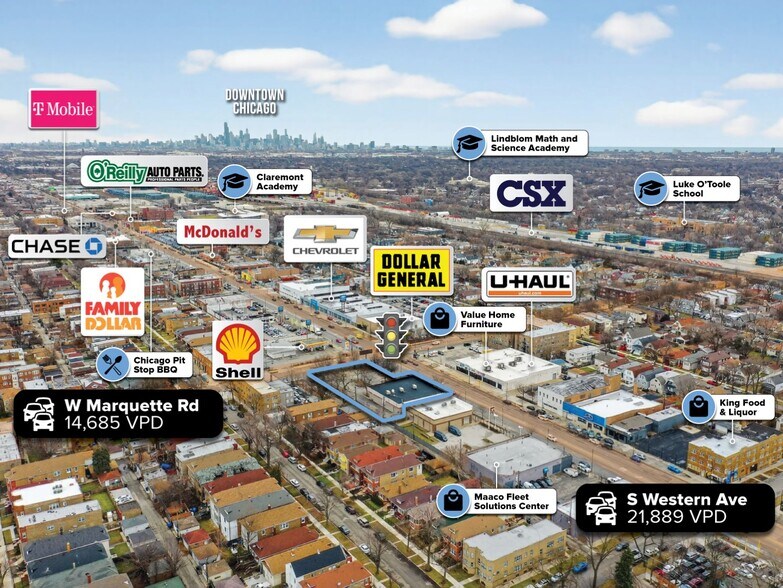 Primary Photo Of 6714 S Western Ave, Chicago Freestanding For Sale