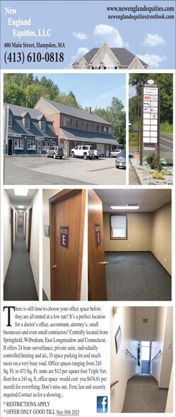 More Photos Of 484 Main St, Hampden Office For Lease