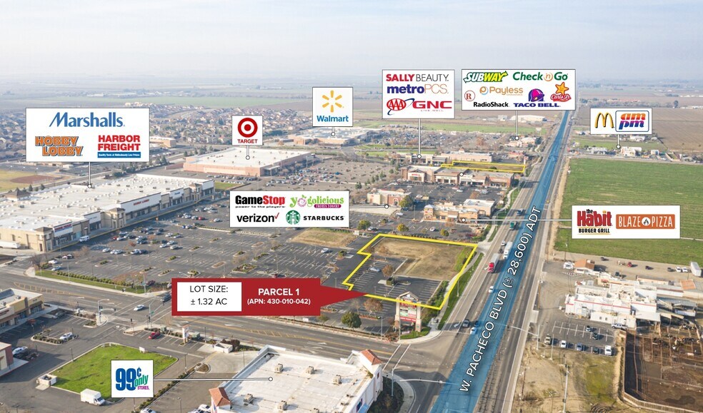 More Photos Of Swc Pacheco Boulevard & Ortigalita Rd, Los Banos Land For Sale
