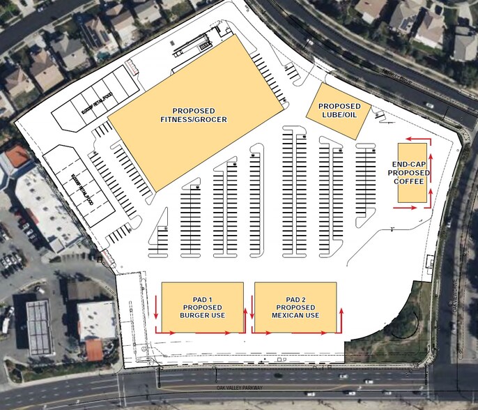 More Photos Of NWC Oak Valley Pkwy & Oak View Dr, Beaumont Land For Lease