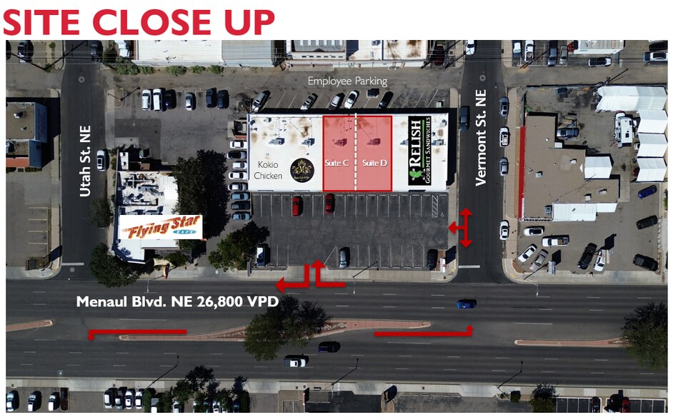 More Photos Of 8019 NE Menaul NE, Albuquerque Freestanding For Lease