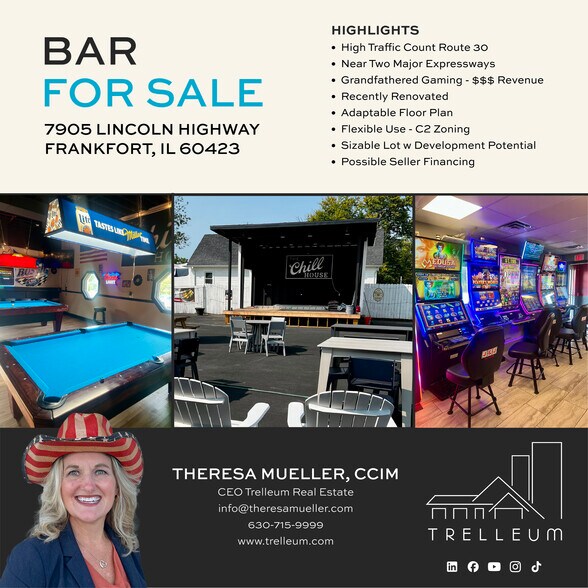 Primary Photo Of 7905 W Lincoln Hwy, Frankfort Restaurant For Sale