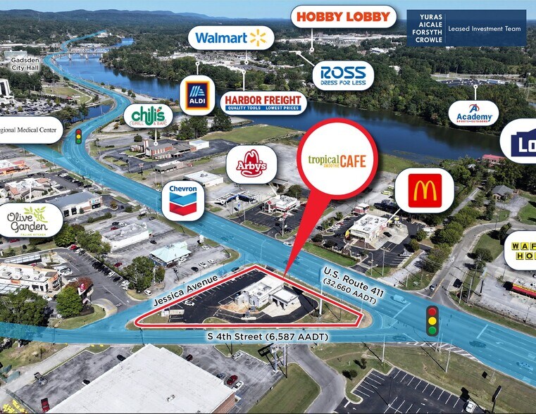 More Photos Of 931 Rainbow Dr, Gadsden Fast Food For Sale