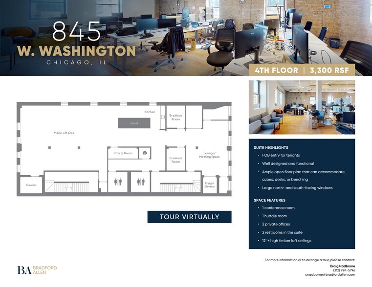 More Photos Of 845 W Washington Blvd, Chicago Loft Creative Space For Lease