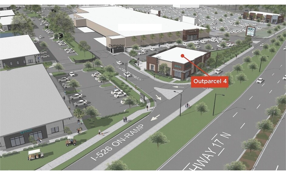 More Photos Of Johnnie Dodds Boulevard, Mount Pleasant General Retail For Lease