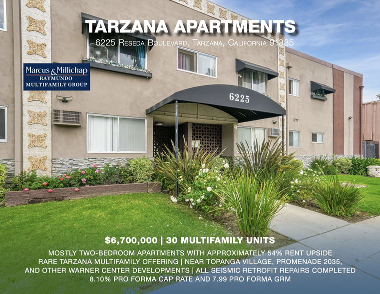 Primary Photo Of 6225 Reseda Blvd, Tarzana Apartments For Sale