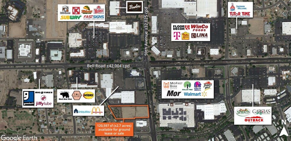 Primary Photo Of 59th Ave @ Bell, Glendale Land For Sale