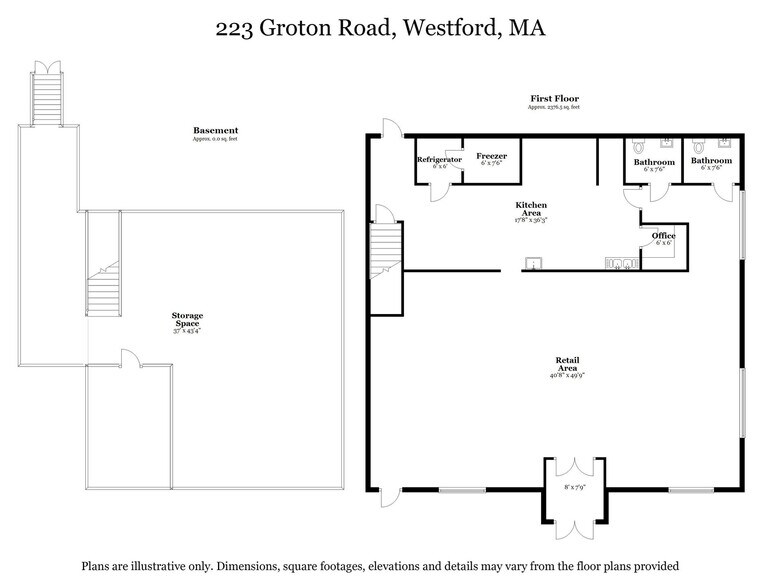 More Photos Of 225 Groton Rd, Westford Storefront Retail Office For Lease