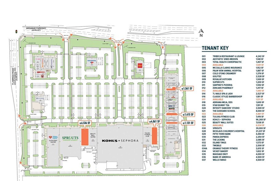 More Photos Of 12176-12250 Miramar Pky, Hollywood Unknown For Lease