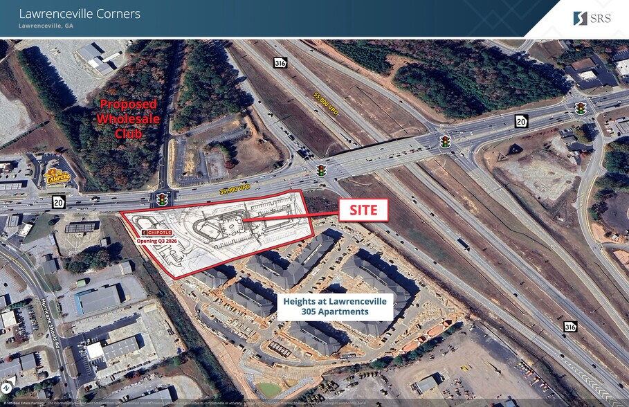 More Photos Of GA-20/Buford Drive & GA-316, Lawrenceville Land For Lease