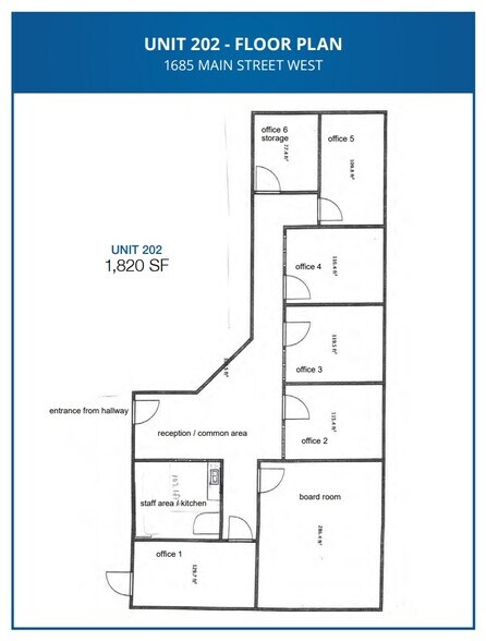 More Photos Of 1685 Main St W, Hamilton Storefront For Lease