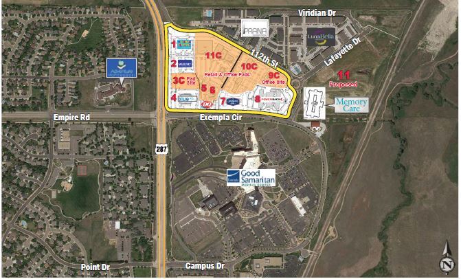 More Photos Of Hwy 287 & Exempla Cir, Lafayette Land For Sale