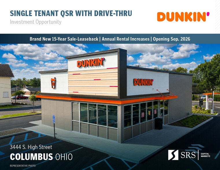 Primary Photo Of 3444 S High St, Columbus Fast Food For Sale