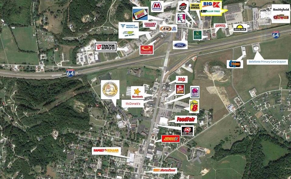 More Photos Of 600 CW Stevens Blvd, Grayson Department Store For Sale