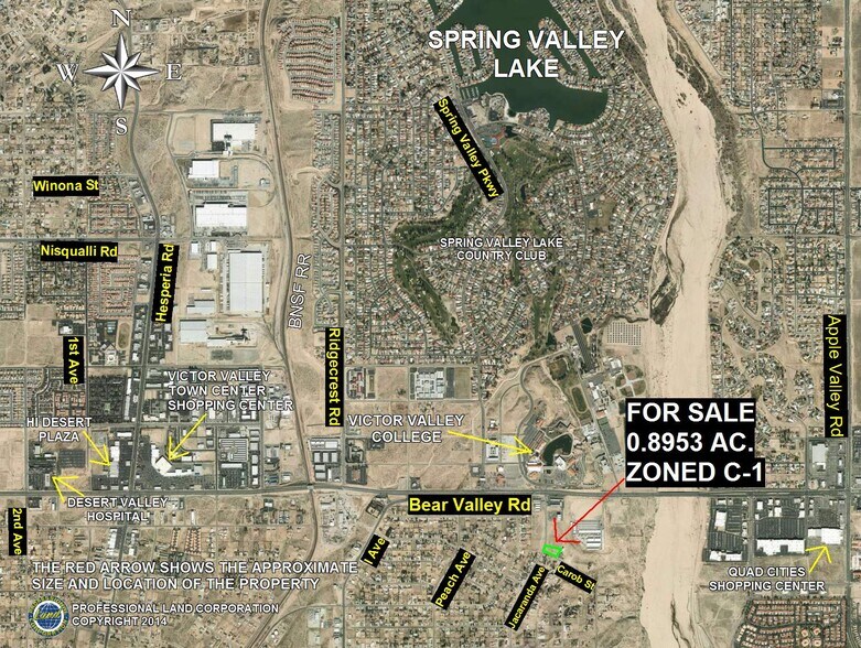 Primary Photo Of Jacaranda Ave @ Carob St, Hesperia Land For Sale