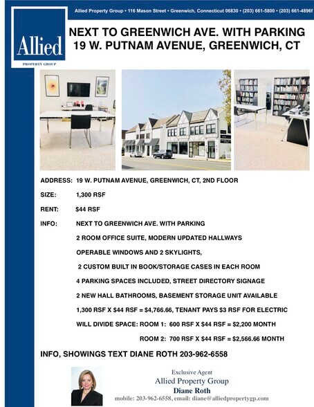 More Photos Of 19 W Putnam Ave, Greenwich Office For Lease