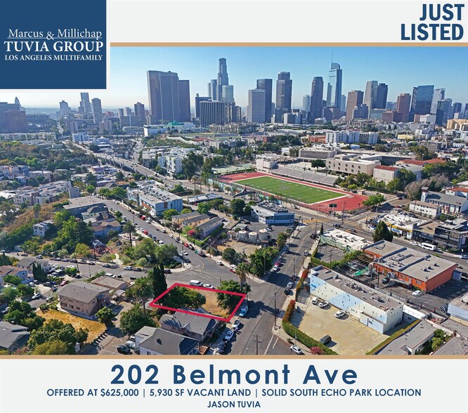 Primary Photo Of 202 Belmont Ave, Los Angeles Land For Sale