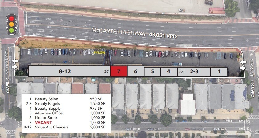 More Photos Of 1299 McCarter Hwy, Newark Storefront For Lease