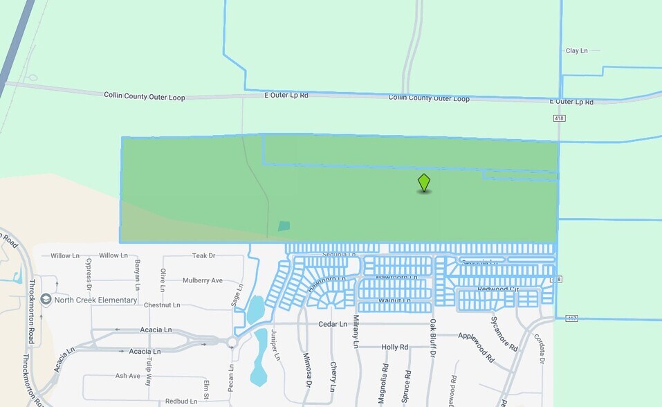 More Photos Of SW Corner of Collin County Outer Loop and CR 418, Melissa Land For Sale