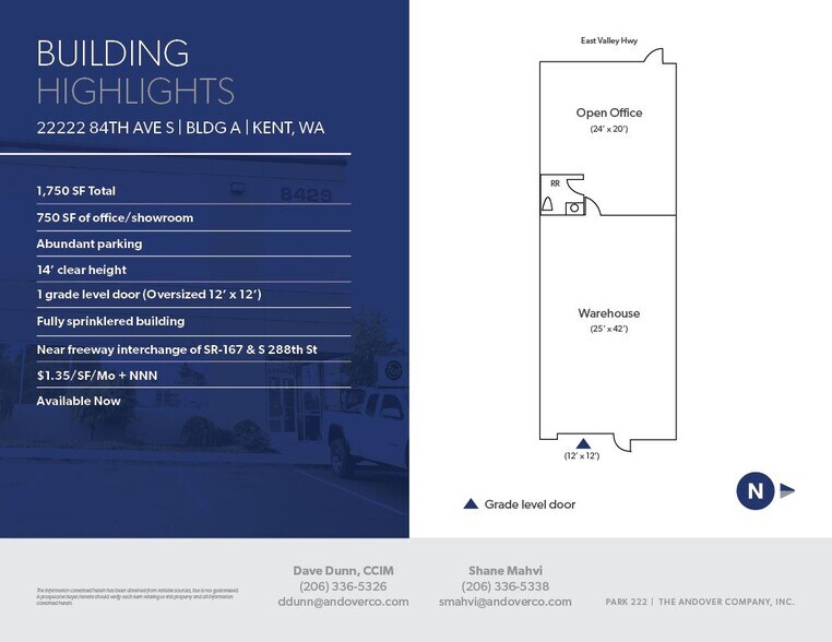 More Photos Of 22222 84th Ave S, Kent Warehouse For Lease