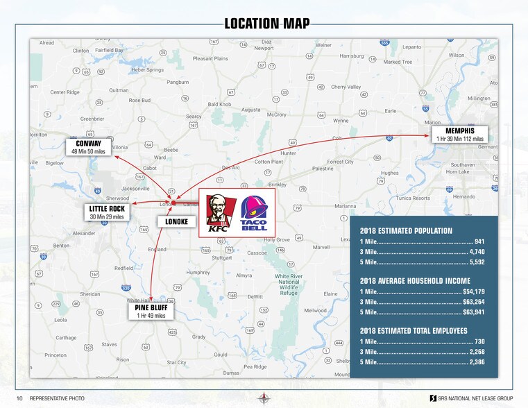 More Photos Of 1003 W Main St, Cabot Freestanding For Sale