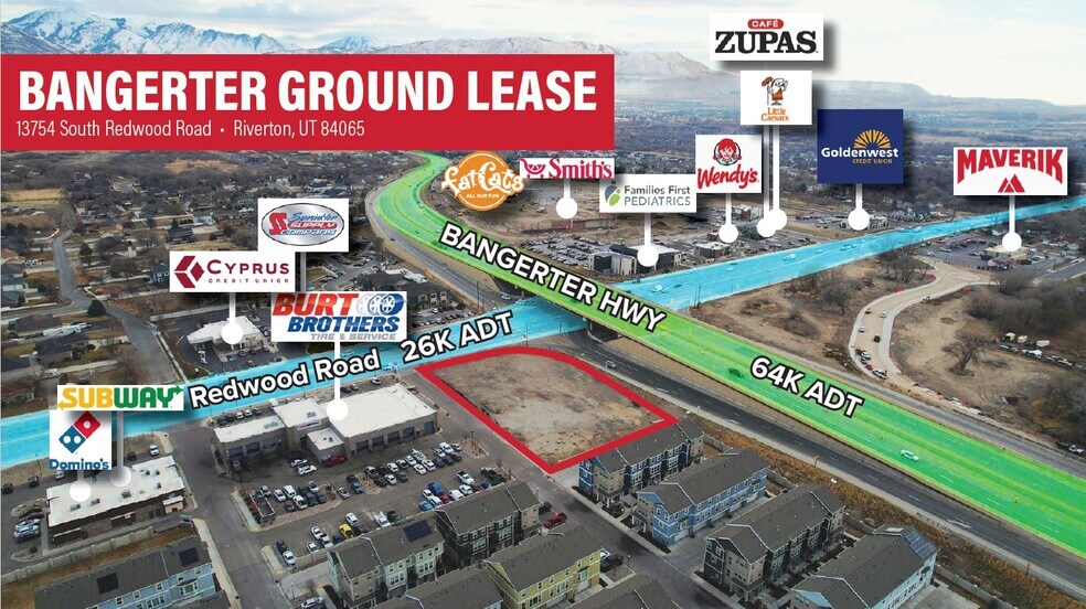 Primary Photo Of 13754 South Redwood Road, Riverton Land For Lease