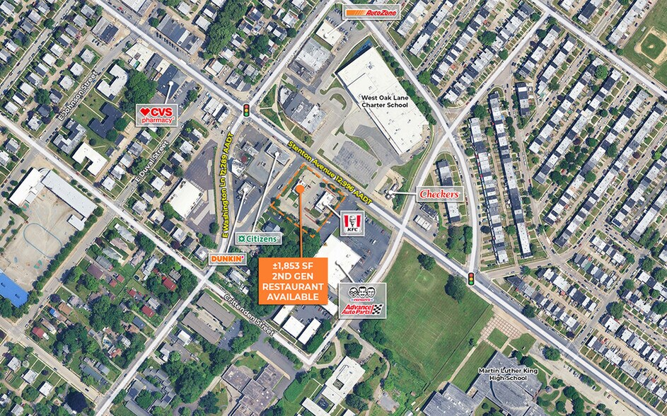 More Photos Of 6242 Stenton Ave, Philadelphia Fast Food For Lease