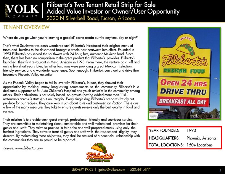 More Photos Of 2320 N Silverbell Rd, Tucson Restaurant For Sale