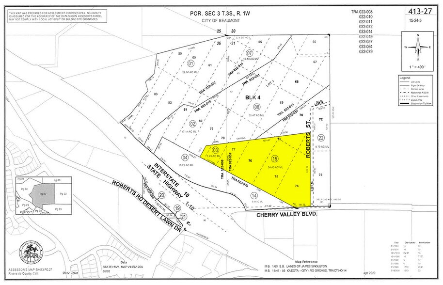 More Photos Of 36240 Cherry Valley, Calimesa Land For Sale