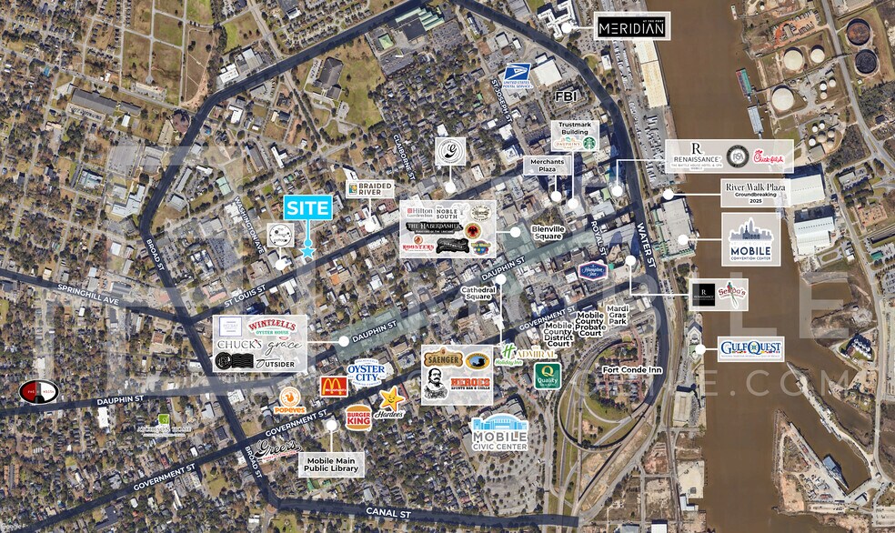 More Photos Of 600 St Louis St, Mobile Office For Lease