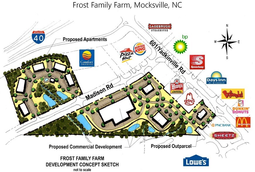 More Photos Of Madison Rd @ US Hwy 601 N, Mocksville Land For Sale