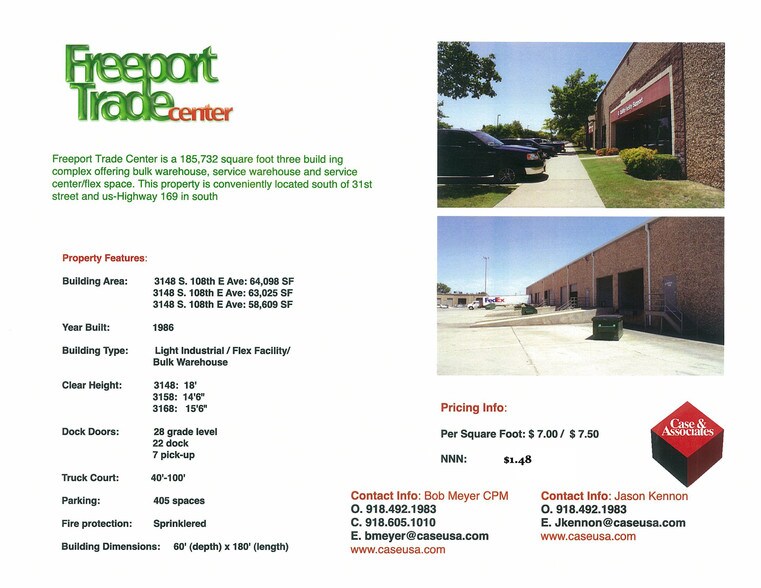 More Photos Of 3148 S 108th East Ave, Tulsa Light Distribution For Lease
