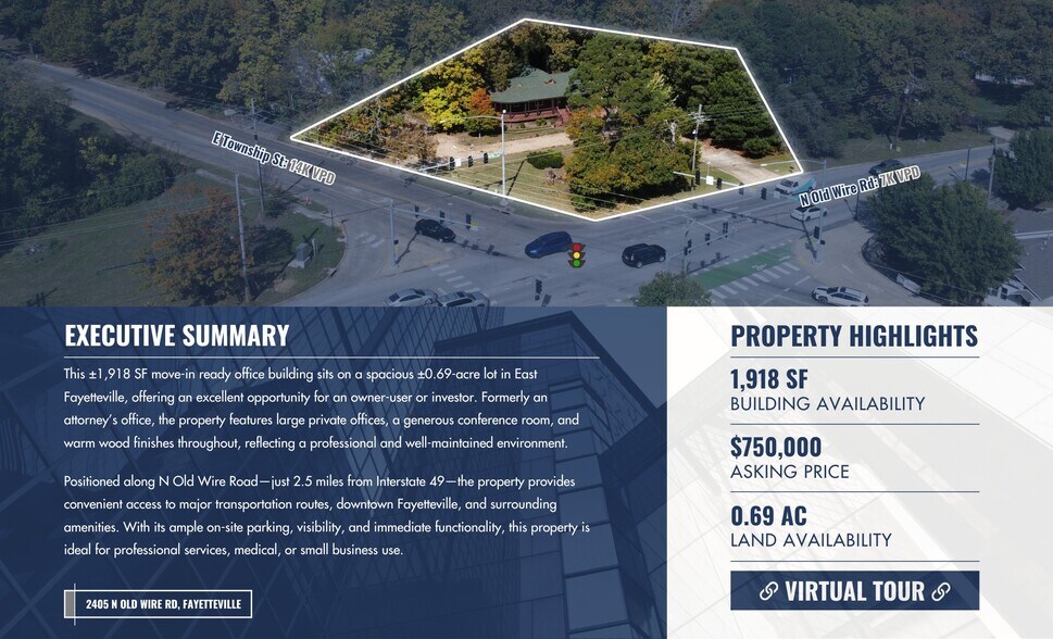 More Photos Of 2405 N Old Wire Rd, Fayetteville Office For Sale