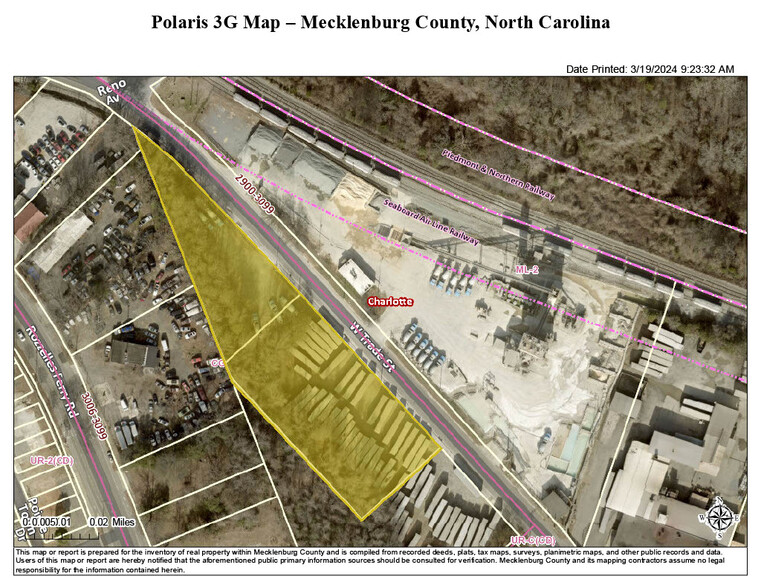 Primary Photo Of W Trade Street, Charlotte Land For Sale