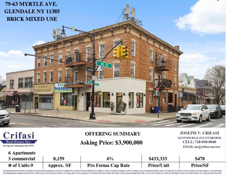 More Photos Of 79-59-79-63 Myrtle Ave, Glendale Multifamily For Sale