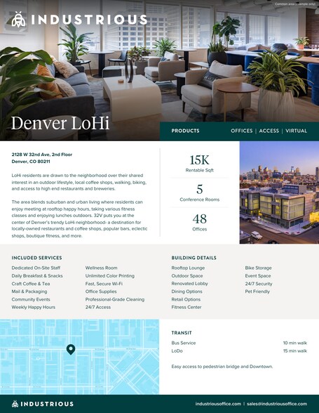 More Photos Of 2128-2158 W 32nd Ave, Denver Coworking Space