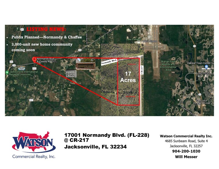 Primary Photo Of 17001 Normandy Blvd, Jacksonville Land For Sale