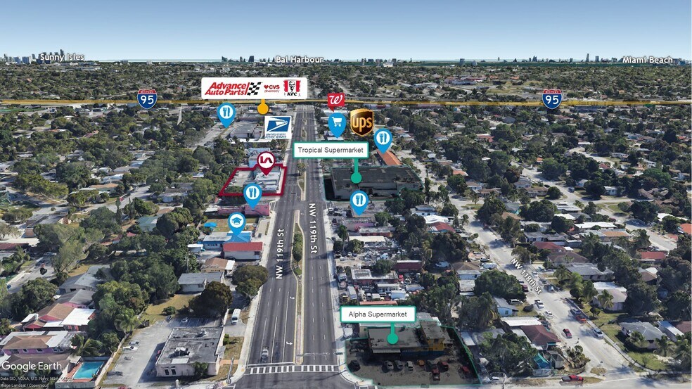More Photos Of 1057-1067 NW 119th St, Miami Storefront For Sale