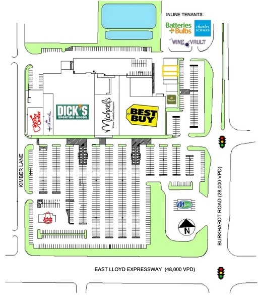 More Photos Of 6220-6300 E LLoyd Expy, Evansville Unknown For Lease