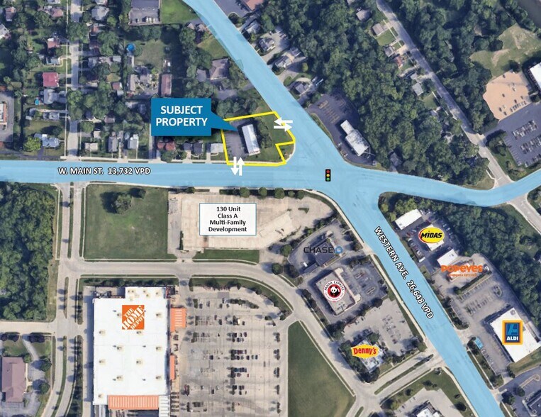 Primary Photo Of 222 W Main St, Carpentersville Land For Sale