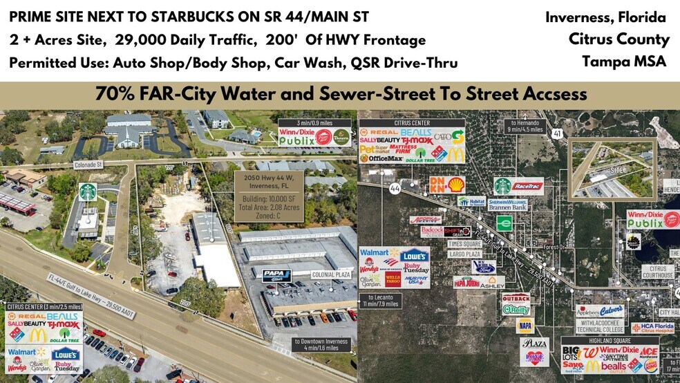 Primary Photo Of 2050 Highway 44 W, Inverness Land For Sale