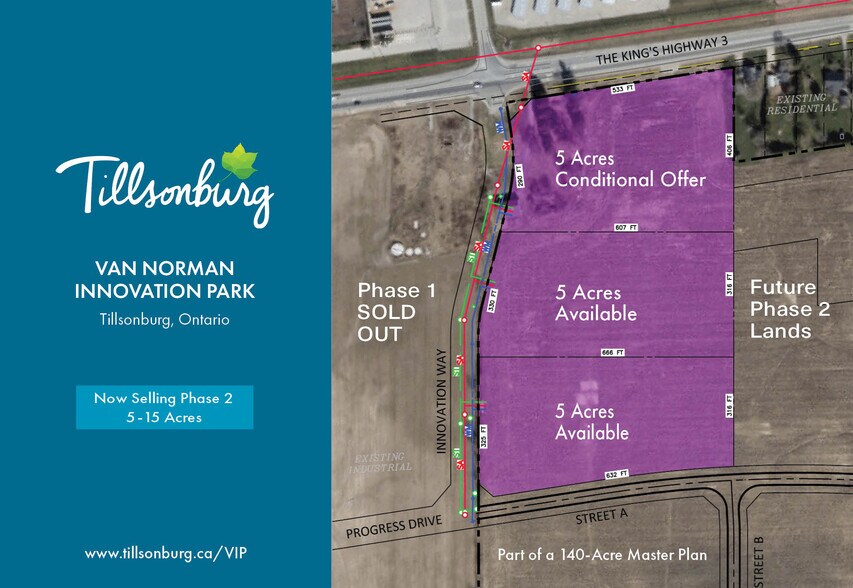 More Photos Of Van Norman Innovation Pk, Tillsonburg Land For Sale