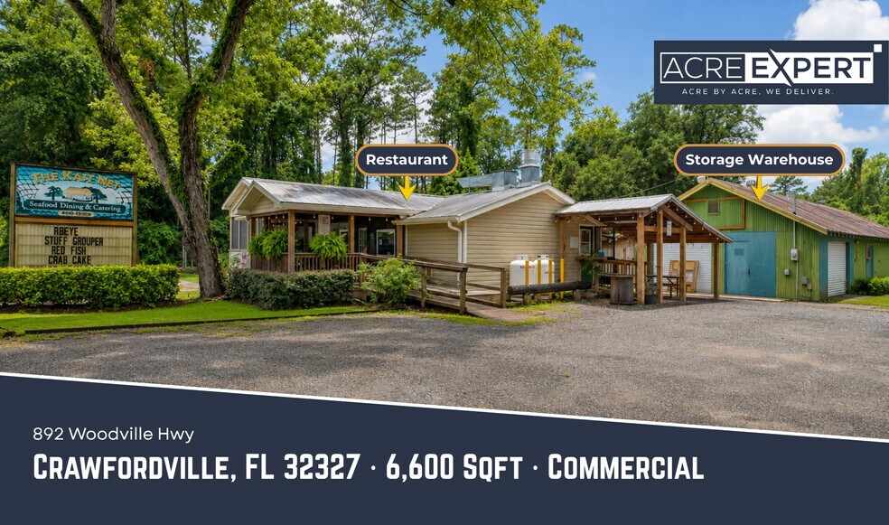 Primary Photo Of 892 Woodville Hwy, Crawfordville Restaurant For Sale