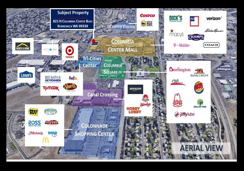 More Photos Of 821 Columbia Ctr, Kennewick Storefront For Lease