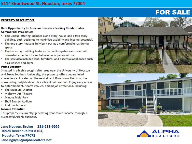 More Photos Of 5114 Grantwood St, Houston Specialty For Sale