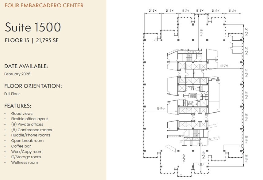 More Photos Of 4 Embarcadero Ctr, San Francisco Office Residential For Lease